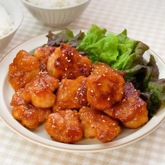 鶏もも肉の甘酢炒め