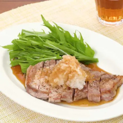 トンテキのおろしポン酢