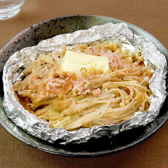 えのきのバターポン酢ホイル焼き